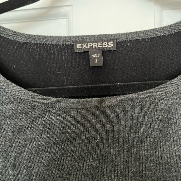 Express Ruched Sweater Dress - Picture 3 of 6